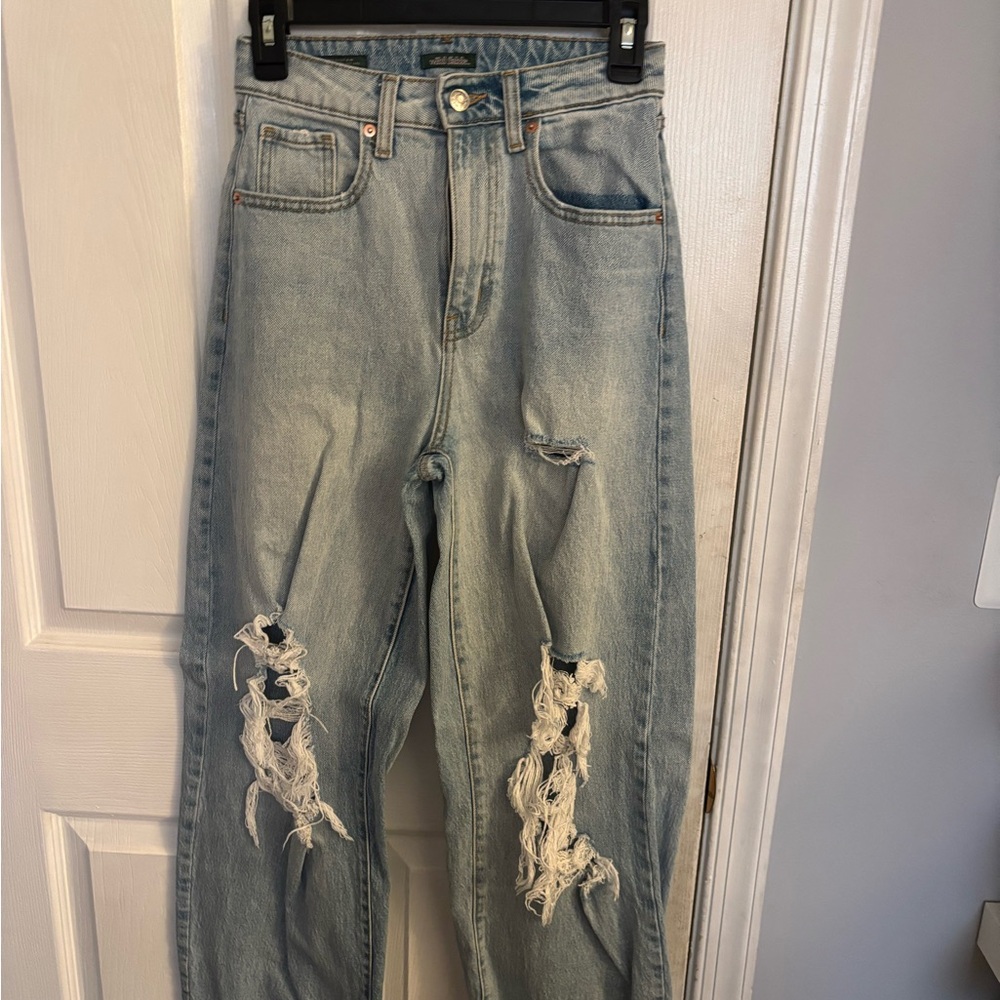 Wild Fable Light Blue Distressed Boyfriend Jeans